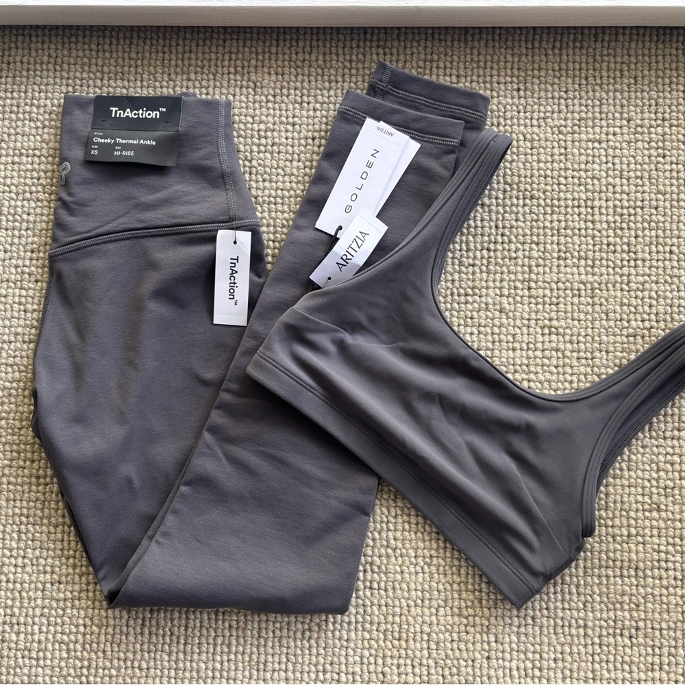 TNAction high waisted leggings and sports bra